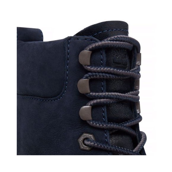 TIMBERLAND COURMAYEUR VALLY 6" INCH BOOT NAVY NUBUCK WOMAN'S - Picture 4 of 11